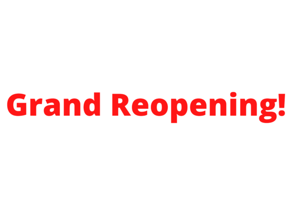 Grand Reopening Banner